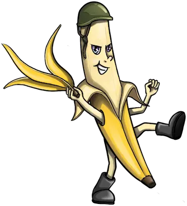 A cartoon style banana from the Food Fight card game