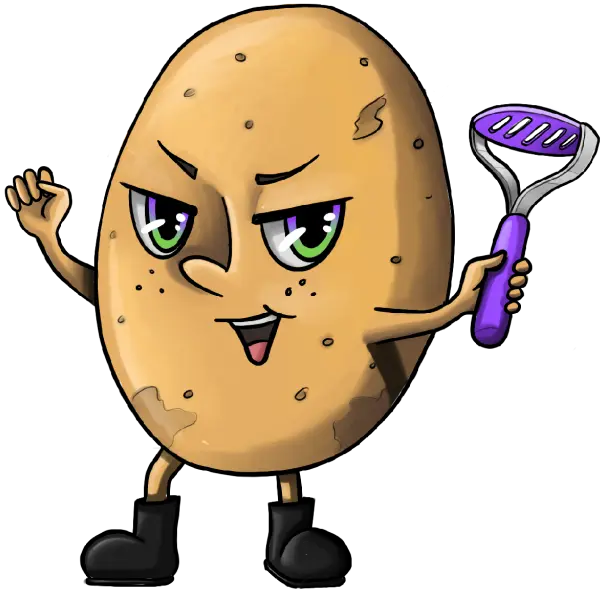 A potato character from the Food Fight card game